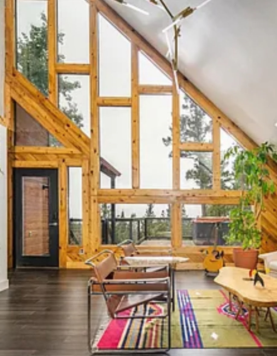 Unique specialty shaped windows including octagons and trapezoids installed in Colorado