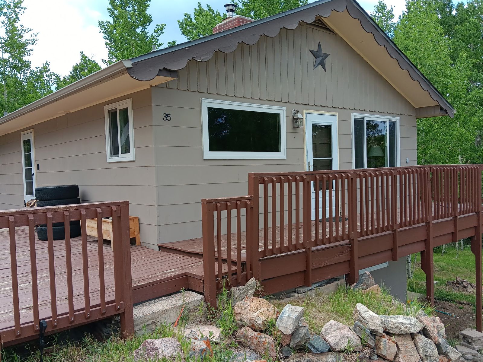 All Windows Exterior, Andersen 100 Series Fibrex Composite, Color White, Location Bailey, CO